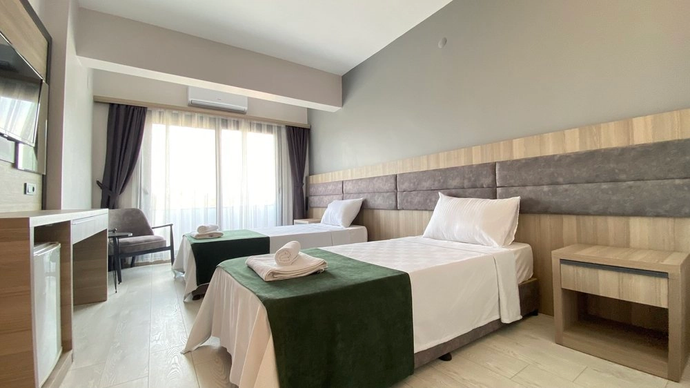 Medos Beach Hotel Standart Oda – Banyo